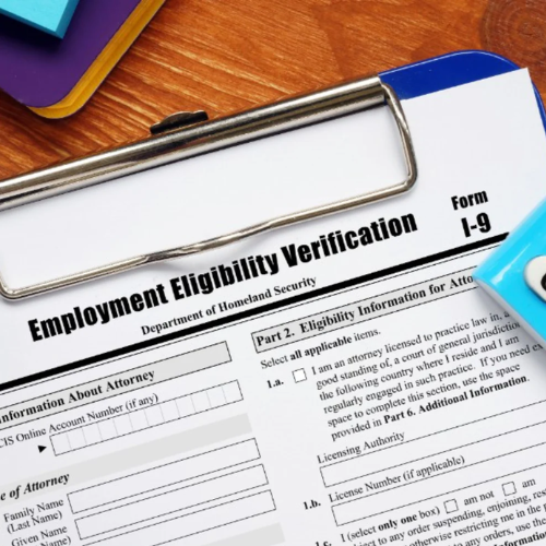 I9 Employment Eligibility Verification